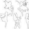 Fee Elfe Doodle Stickdatei 10 Motive in 6 Größen thumbnail number 9