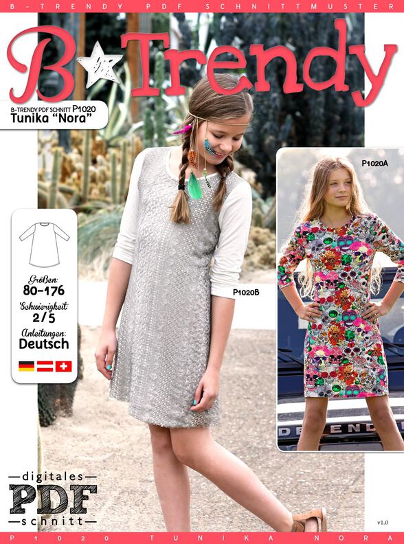 Tunika NORA N&auml;hanleitung + Schnitt image number 1