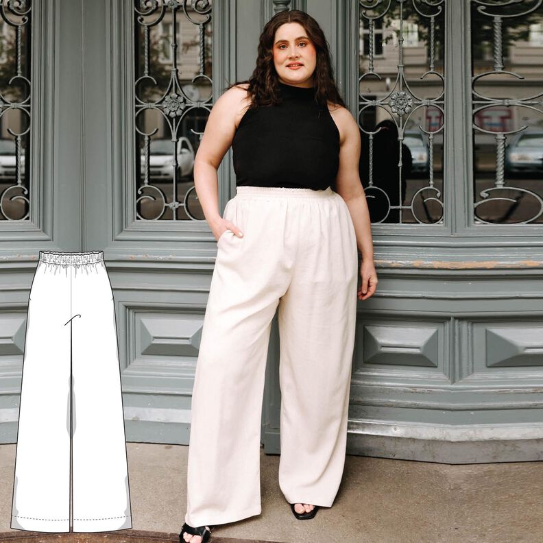 Palazzo Hose Schnittmuster Damen XS-XXXL image number 1