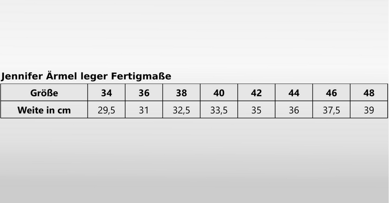 Jennifer - Erweiterung Ärmel Set B - 34-48 image number 2