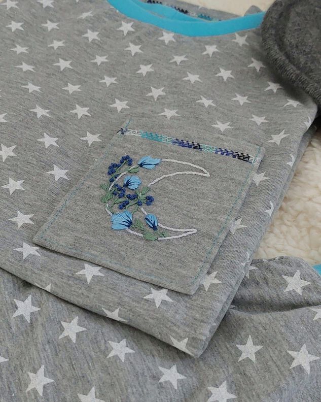 Stickmuster "Flowers in the Moon"  image number 4