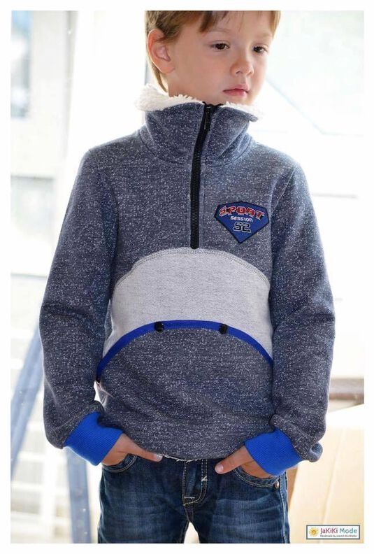 EBOOK CASUAL ZIPP HOODIE GR. 50-164 image number 3