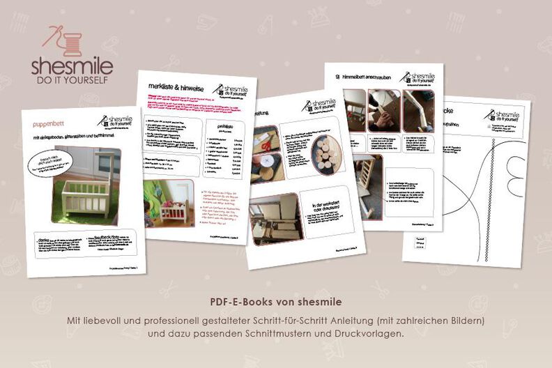 Puppenbett aus Holz (Bauanleitung und Nähanleitung) image number 2
