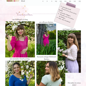 Schnittmuster Kleid Jana