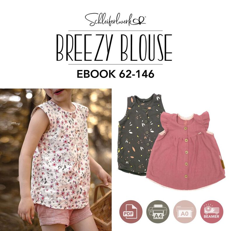 Breezy Blouse | Schleiferlwerk | eBook | Größen 62-146 image number 1