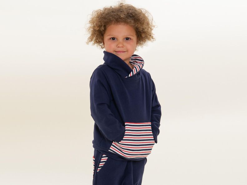 FLY Schnittmuster Hoodie Pullover Mädchen  Junge image number 7