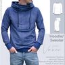 Hoodie Herren - Schnittmuster Gr. XS-4XL  - sein VANCO #22 thumbnail number 1