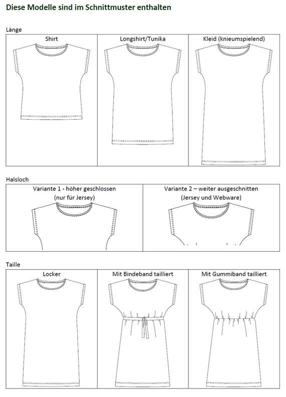 Lilly – lockeres Shirt, Tunika & Kleid, BU 80-116, A4+A0 image number 9