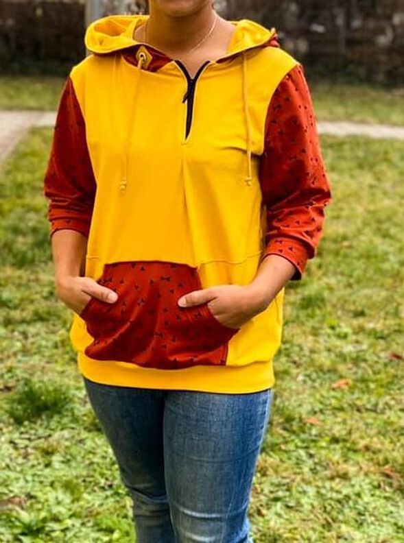 Meine Ylvie Gr. 32-56 Damenhoodie image number 7