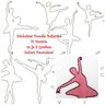 Stickdatei Tänzerin Ballerina Doodle Ballett  thumbnail number 1