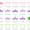 Stickdatei Kronen Krone Prinzessin 1.0 thumbnail number 6