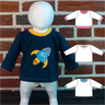 Baby Pullover „Jojo“ Knopfleiste und Bündchen Gr 56-98 A4+A1 thumbnail number 1