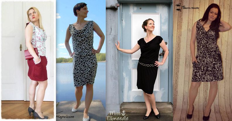 Ebook Wasserfallkleid / - Shirt CLARY Gr. XS-XXL image number 2