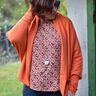 Cocon Strickjacke (32-56) MACAPA Damen Schnittmuster Jacke thumbnail number 5