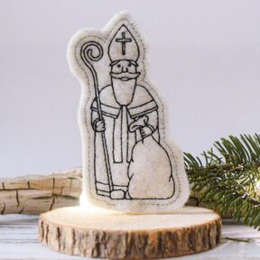 Stickdatei Nikolaus  Stabstickdatei