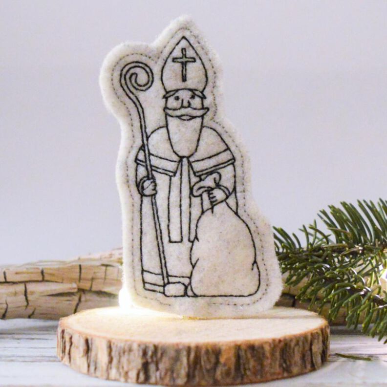 Stickdatei Nikolaus Stabstickdatei image number 1