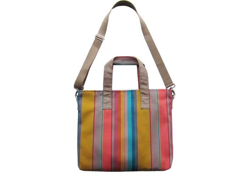 Schnitt + Anleitung Tote Bag Tragetasche mit Schulterriemen image number 2