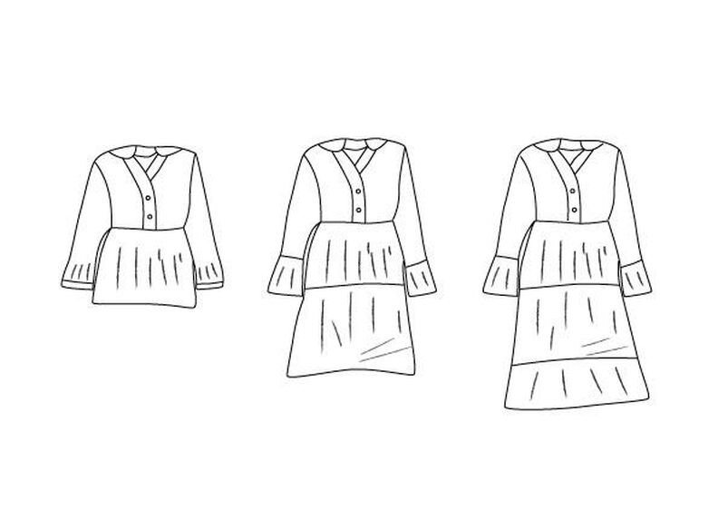 "Willow Dress & Blouse Women" Kleid / Bluse im Boho Style  image number 4