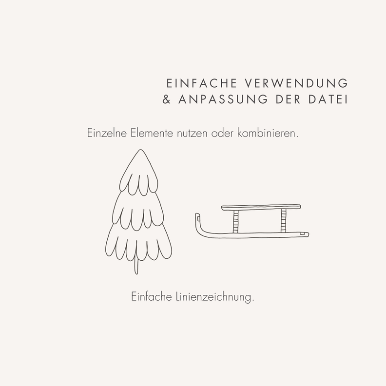 Plotter- und Laserdatei "SCHLITTEN & BAUM" image number 3