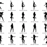 Tanz Dancing 1.0 Silhouette Stickdatei thumbnail number 2