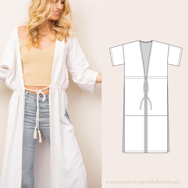 Boho Cardigan / Strandkleid image number 1