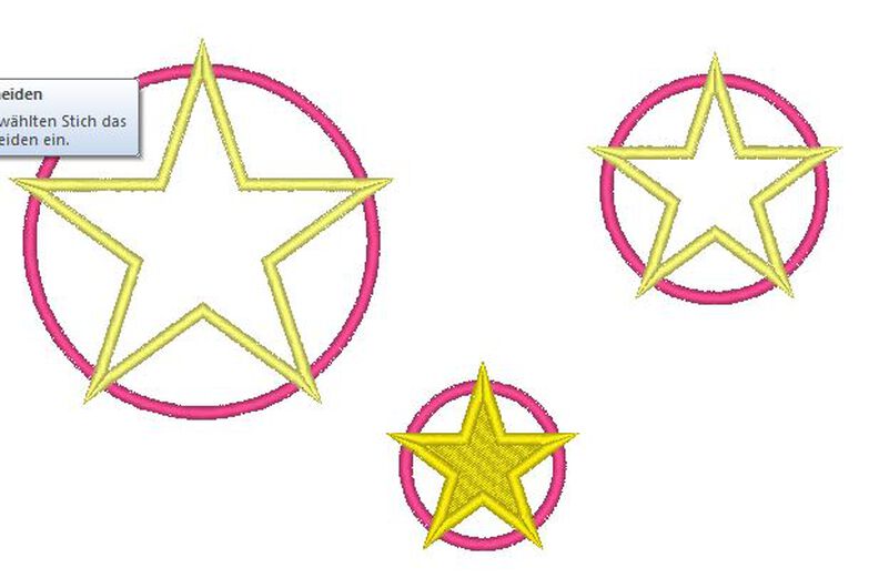 Stickdatei Stern im Kreis in 8 Größen  image number 4
