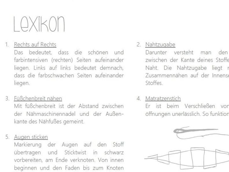 E-Book Biene Lenchen - Nähanleitung und Schnittmuster image number 5