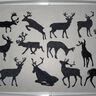 Stickdatei Hirsch Reh Elch Silhouetten thumbnail number 4