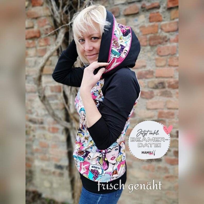 E-Book Raglan Hoodie Lotta Gr. 32-52 inkl. Beamerdatei image number 1