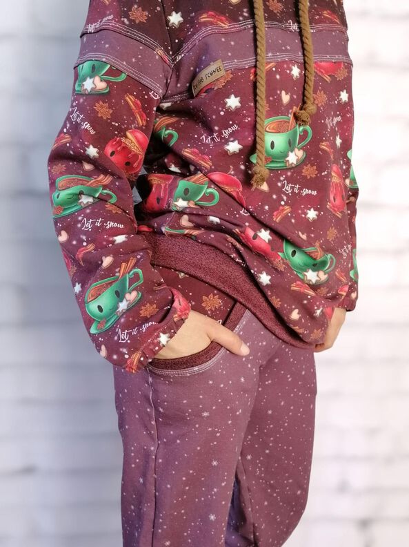 El Comodo Hoodie-Sweatjacke-Hose Kinder unisex Gr. 80 - 158 image number 4
