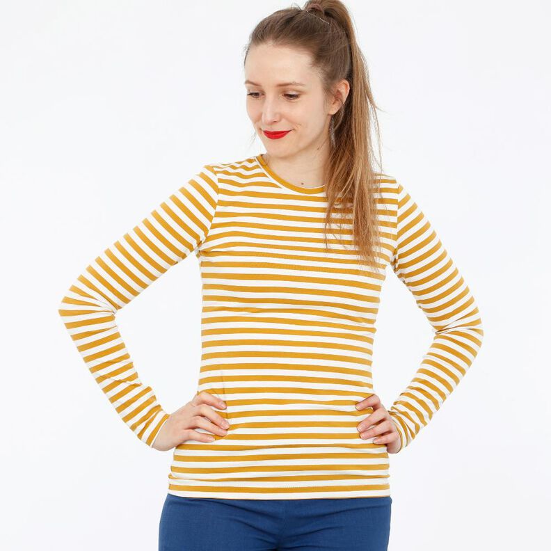 FRAU TANIA - Basicshirt mit drei Ärmellängen XS-XXL image number 1