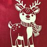 Plotterdatei Rentier / Reh Winter - 2 Varianten SVG PNG DXF thumbnail number 3