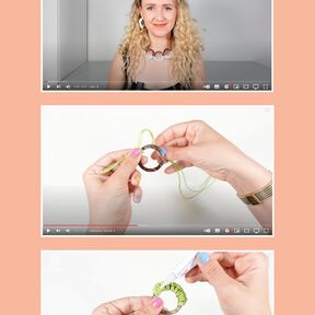 Makramee Ohrringe zum Knoten inklusive Videoanleitung
