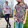 Kinder Shirt Schmal mit Kurz- & Langarm LALU ♥ Gr. 92-164 thumbnail number 4
