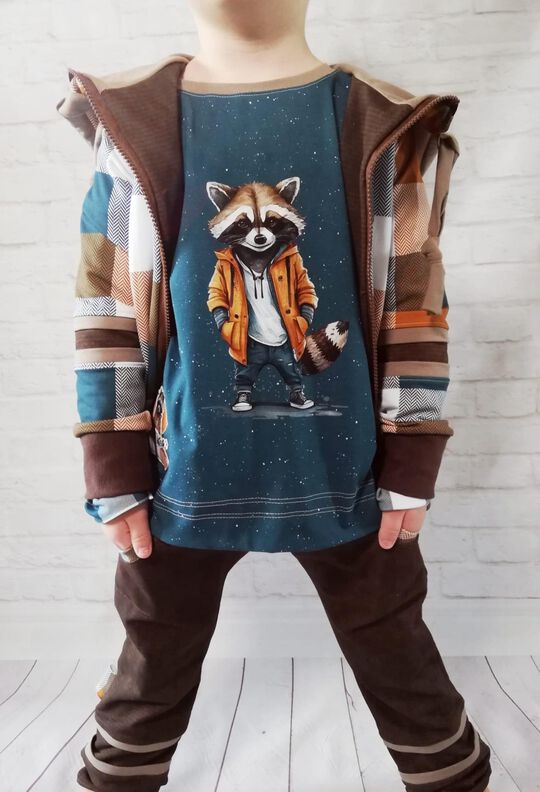 El Comodo Hoodie-Sweatjacke-Hose Kinder unisex Gr. 80 - 158 image number 6