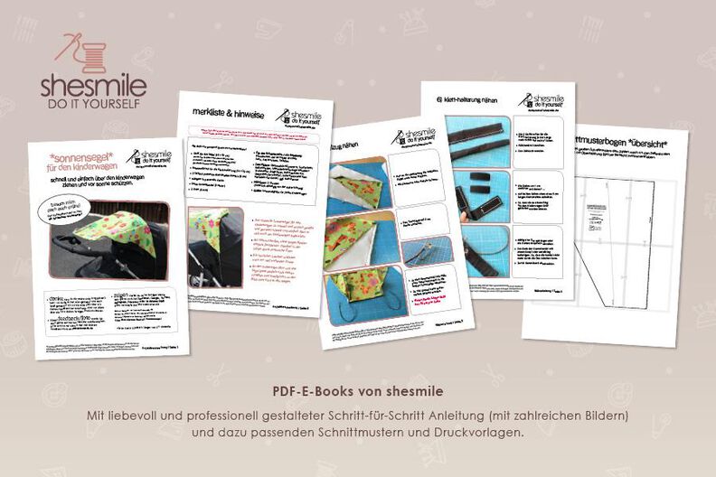 Sonnensegel Kinderwagen (Nähanleitung und Schnittmuster) image number 10