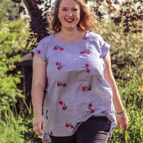 Mein Mittsommer Bluse Kleid Schnittmuster 34-52