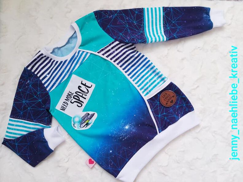 Shirt MOON SURFER Gr. 86 - 164 verschiedene Teilungen image number 8