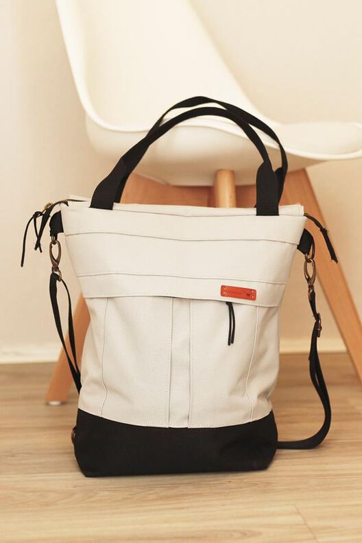 Handtasche, Schultertasche, Rucksack - Mila Uni Bag image number 5