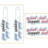 Stickdatei ITH Anh&auml;nger doof thumbnail number 2