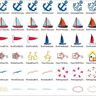 Maritim SET BUNDLE STICKDATEI Anker Leuchtturm thumbnail number 4