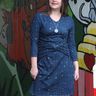 Jersey Kleid mit Knoten-Gürtel A-Linie SIMPUL ♥ Gr. XS-XXL thumbnail number 8