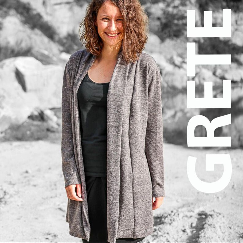 Cardigan Grete Gr. 34 bis 46 Ebook und Schnittmuster image number 1