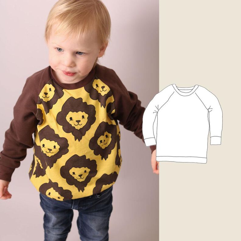 "Raglan Sweater" Pullover / Schnittmuster und Nähanleitung image number 1