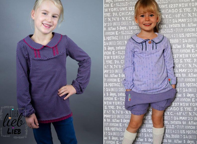Grete - Bubikragen-Shirt // Gr. 86-164  image number 2