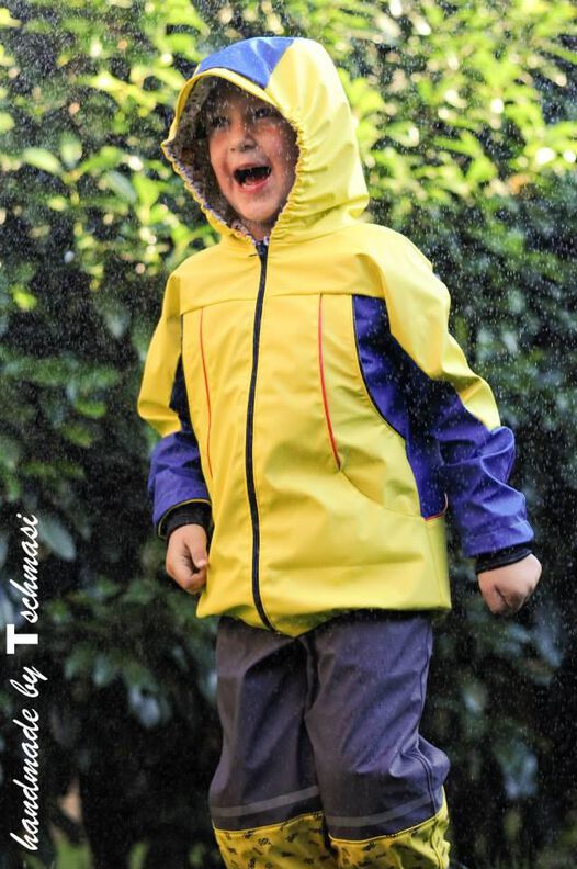Schnittmuster&Nähanleitung Regenjacke, Jacke Regenfänger 80-140 image number 1