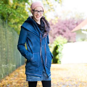 Jacke "FINE" - Schnittmuster, Gr 158 - Damengr. 46 