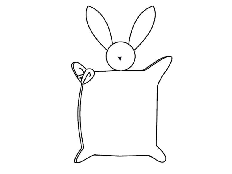 TONDINO Kuscheltier Hase, Schnuffeltuch, Zahntuch image number 5