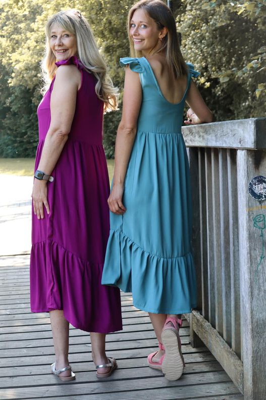 *Ladies Cotton Beauty*Webware Stufenkleid Gr. 32 bis 56 image number 9