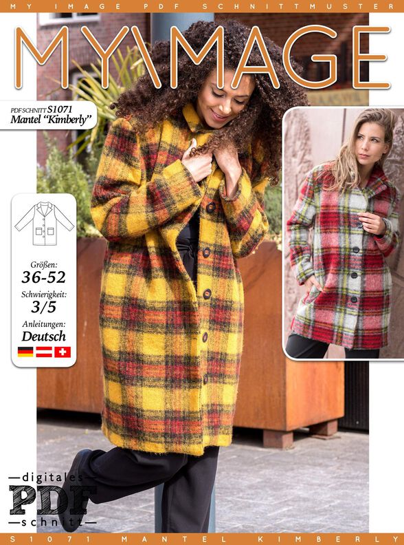 Mantel Kimberly N&auml;hanleitung + Schnitt image number 2